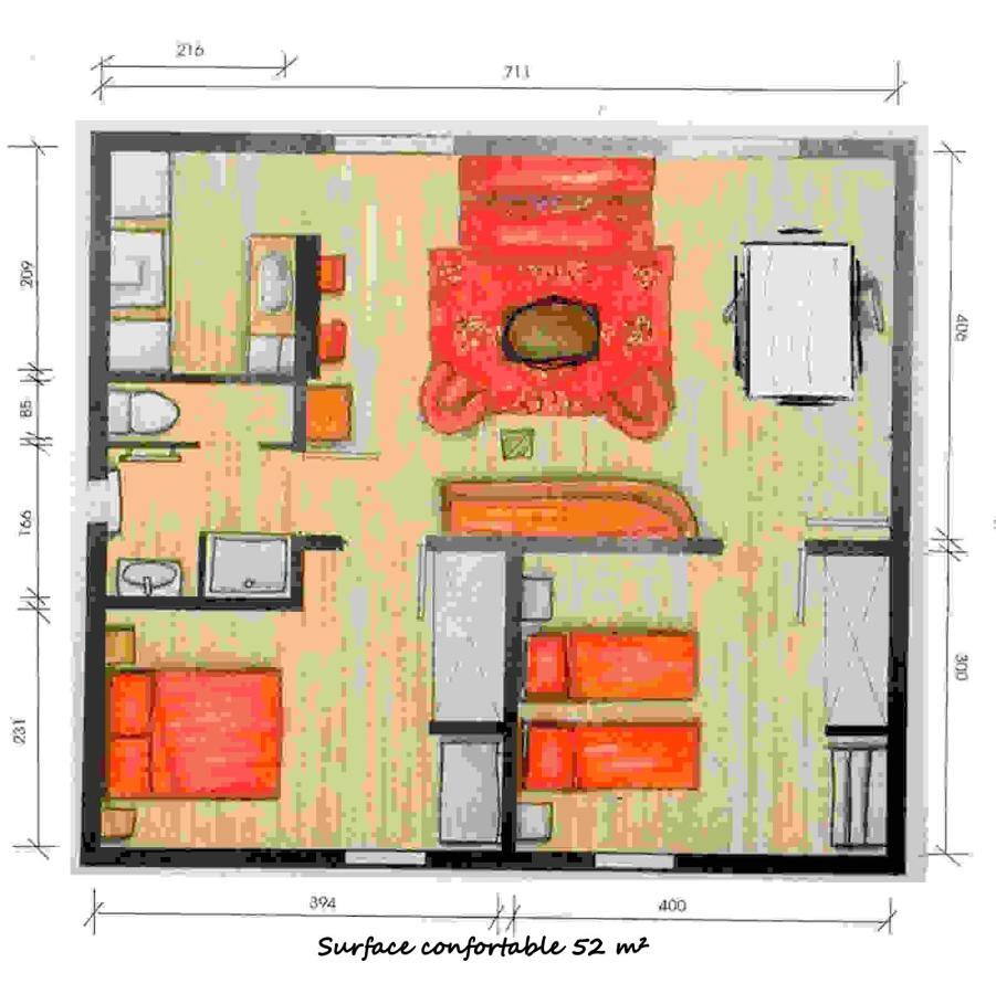 Le Flores Idealement Situe Centre Luz Appart T3 6 Personnes Parking Lejlighed Luz-Saint-Sauveur Eksteriør billede